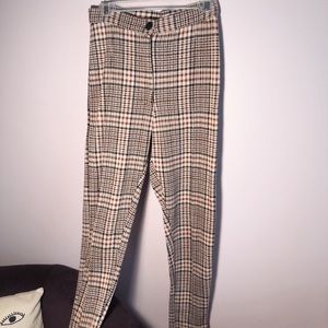 Free People Plaid Pants